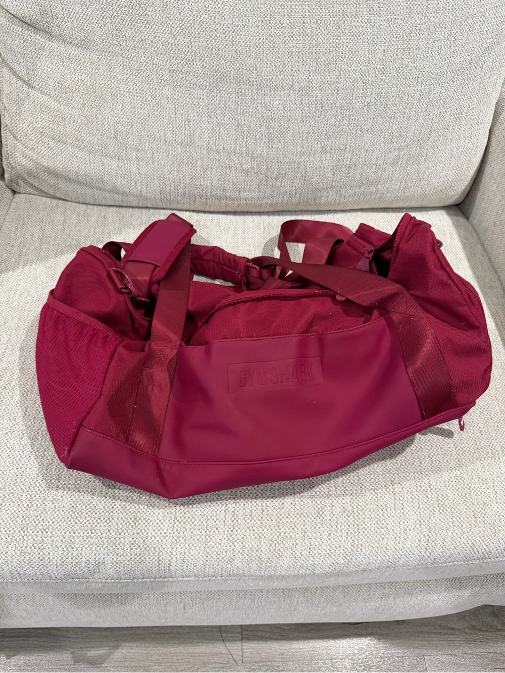Gymshark Women's Wine Red Gym/Duffel Bag